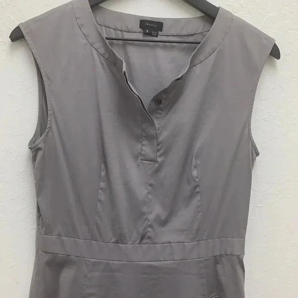 Theory Women’s Gray Shortsleeved Dress size 6 - Picture 2 of 7